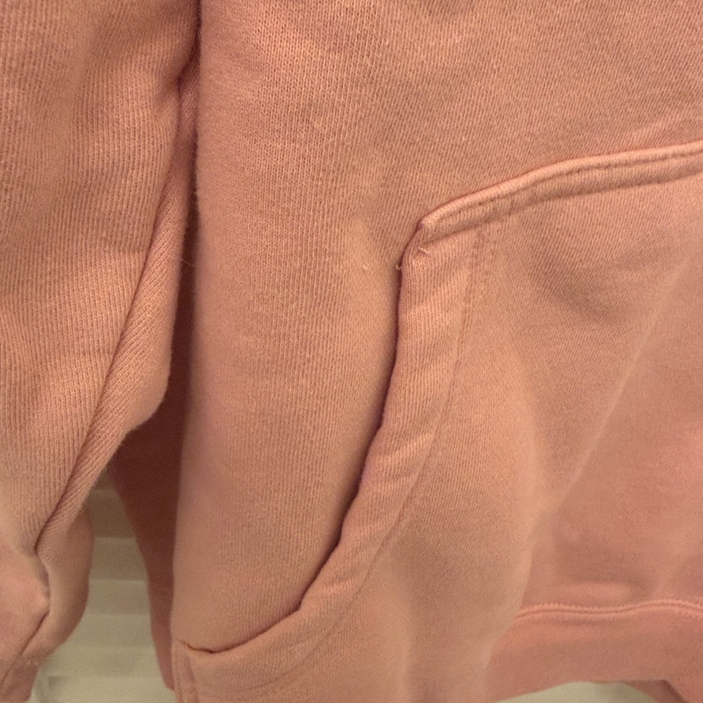 Glossier Dusty Pink Logo Hoodie XXL Blush New without Tags - Fancy Cute - Picture 5 of 9